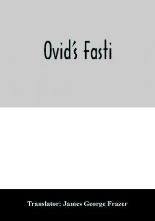 Ovid's Fasti