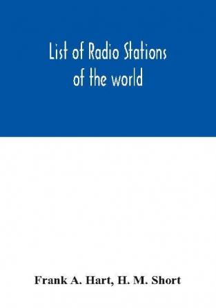 List of radio stations of the world