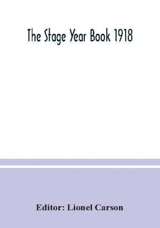 The Stage year book 1918