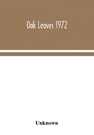 Oak leaves 1972