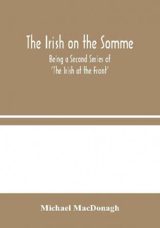 The Irish on the Somme