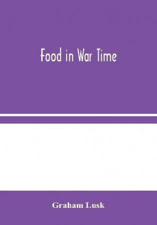 Food in War Time