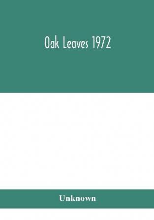 Oak leaves 1972