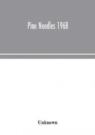 Pine needles 1968