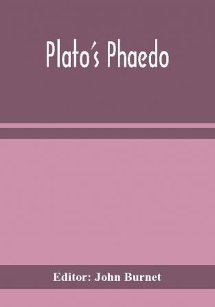 Plato's Phaedo