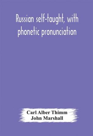 Russian self-taught with phonetic pronunciation