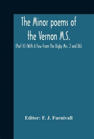 The Minor poems of the Vernon M.S. (Part II)