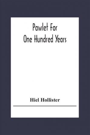 Pawlet For One Hundred Years