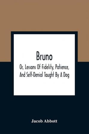 Bruno; Or Lessons Of Fidelity Patience And Self-Denial Taught By A Dog