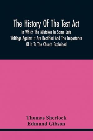 The History Of The Test Act