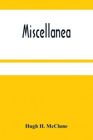 Miscellanea