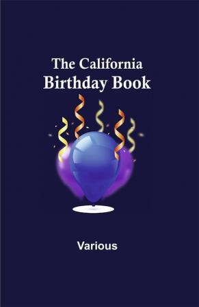 The California Birthday Book