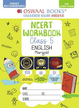 Oswaal NCERT Workbook English (Marigold) Class 5 (For Latest Exam)