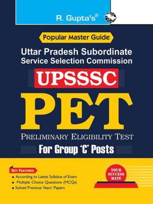 UPSSSC (PET) Preliminary Eligibility Test Guide (for Group 'C' Posts)