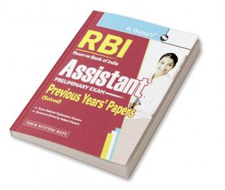 RBI : Assistant (Preliminary Exam) Previous Years' Papers (Solved)