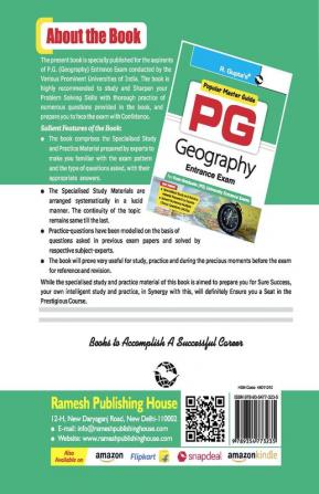 PG : GEOGRAPHY Entrance Exam Guide