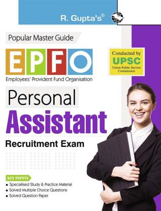 UPSC - EPFO : Personal Assistant Recruitment Exam Guide