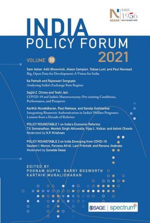 India Policy Forum 2021: Volume 18