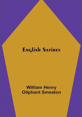 English Satires