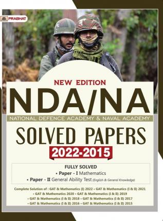 NDA/NA National Defence Academy & Naval Academy Solved Papers (2021-2015 English)