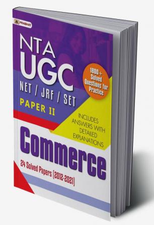 NTA UGC NET/JRF/Set Paper 2 Commerce 24 Solved Papers (2012-2021)