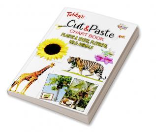 Tubbys Cut & Paste Chart Book Plants & Trees Flowers Wild Animals