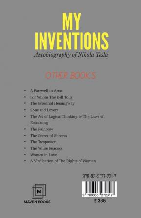 MY INVENTIONS Autobiography of Nikola Tesla