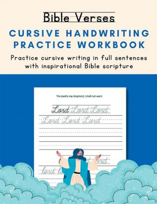 Bible Verses Cursive Handwriting Practice workbook