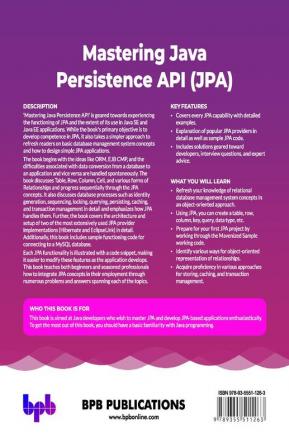 Mastering Java Persistence API (JPA)