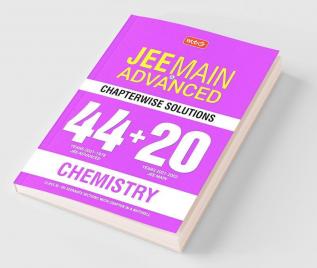 MTG 44 + 20 Years Chapterwise Solutions Chemistry for JEE (Advanced + Main) JEE Advanced Books 2022