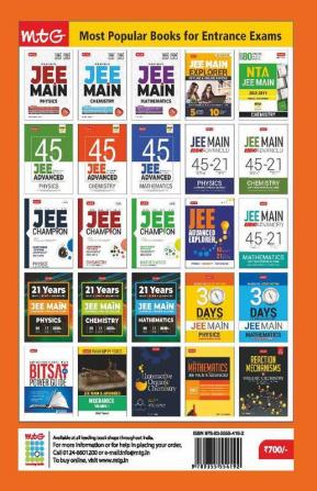 MTG 17 Years Karnataka CET Chapterwise Solutions Physics Chemistry & Mathematics - KCET Previous Year Solved Papers KCET Engineering Entrance Exam Books 2023