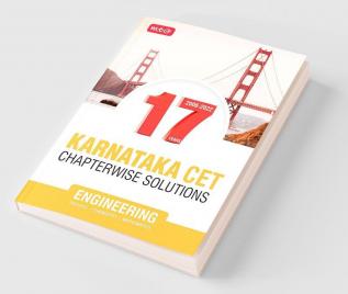MTG 17 Years Karnataka CET Chapterwise Solutions Physics Chemistry & Mathematics - KCET Previous Year Solved Papers KCET Engineering Entrance Exam Books 2023