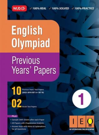 Class 1 English Olympiad Previous 5 Years Papers