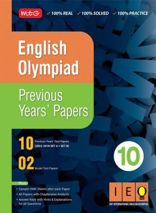 Class 10 English Olympiad Previous 5 Years Papers