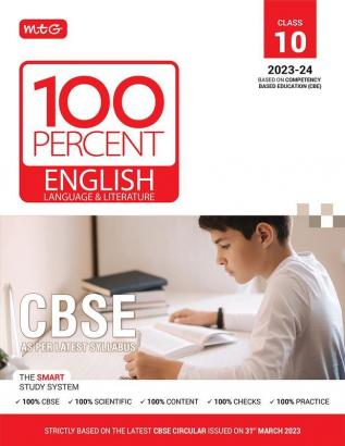 MTG 100 Percent English Language & Literature Class-10