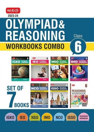 Class 6: Work Book and Reasoning Book Combo for NSO-IMO-IEO-NCO-IGKO-ISSO