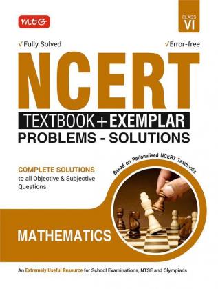 NCERT Textbook + Exemplar Problems Solutions Mathematics - Class 6