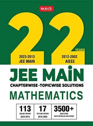 22 Years JEE Main  Chapterwise Solution-Mathematics