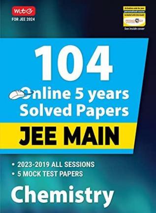 104 Online 5 Years JEE MAIN Solved Papers-Chemistry