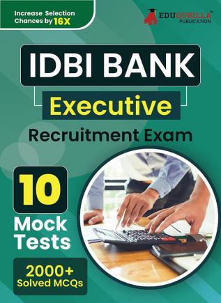 IDBI Executive Book 2023 (English Edition) - 8 Full Length Mock Tests 6 Sectional Tests and 3 Previous Year Papers (2000 Solved Questions) with Free Access to Online Tests