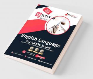 English Language Book For All SSC Exams 2024 - 16 Solved Topic-Wise Tests For SSC CGL CPO CHSL MTS Stenographer and Other SSC Exams