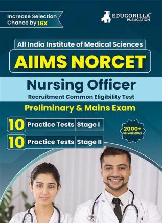 AIIMS NORCET Book 2023 (English Edition) - Nursing Officers Recruitment Common Entrance Test - 10 Full Length Mock Tests (2200 Solved Questions) with Free Access to Online Tests