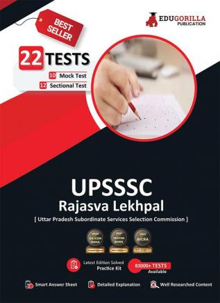 UPSSSC Rajasva Lekhpal Requirement Exam 2023 (English Edition) - 10 Mock Tests and 12 Sectional Tests (1300 Solved Questions) with Free Access to Online Tests