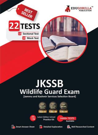 JKSSB Wildlife Guard Book 2023 (English Edition) - 10 Full Length Mock Tests and 12 Sectional Tests (1500 Solved Questions) with Free Access to Online Tests