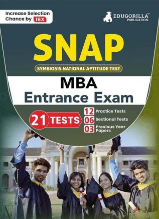 EduGorilla SNAP MBA Entrance Exam 2023 (Symbiosis National Aptitude Test) - 12 Practice Tests 6 Sectional Tests and 3 Previous Year Papers with Free Access to Online Tests