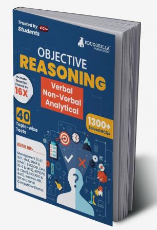 Reasoning : Verbal Non Verbal & Analytical Book 2023 (English Edition) - 40 Topic-wise Solved Tests (1300 Solved Questions) with Free Access to Online Tests