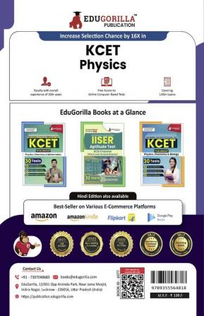 KCET Physics Book 2023 (Karnataka Common Entrance Test) - 10 Mock Tests (Solved Objective Questions with detail solutions) with Free Access To Online Tests