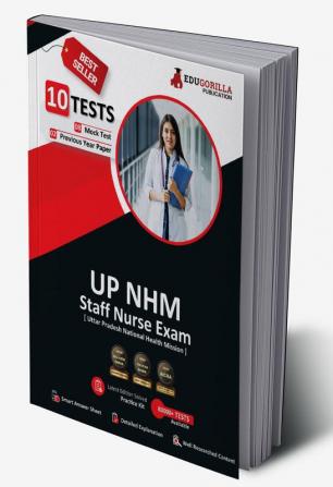 UP NHM Staff Nurse Book 2023 (English Edition) - 8 Full Length Mock Tests and 2 Previous Year Papers (1000 Solved Questions) with Free Access to Online Tests