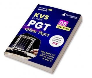 KVS PGT Physics Exam Prep Book 2023 (Subject Specific) : Post Graduate Teacher (Hindi Edition) - 8 Mock Tests (Solved) with Free Access to Online Tests