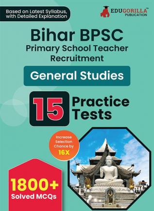 Bihar BPSC Primary School Teacher - General Studies Book 2023 (English Edition) - 10 Practise Mock Tests with Free Access to Online Tests